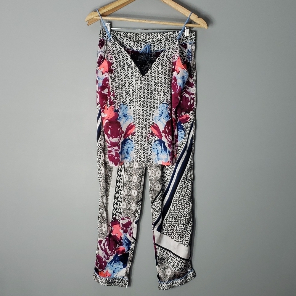 River Island Satin PJ Set Size XS/Small